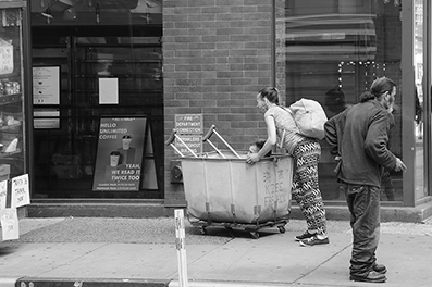 Homeless : Street Life : New York : Personal Photo Projects : Photos : Richard Moore : Photographer